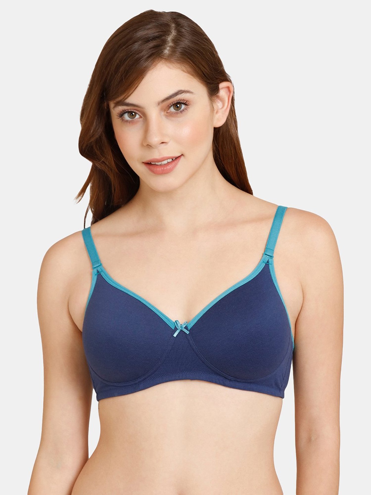 Rosaline by Zivame Blue Padded T-Shirt Bra