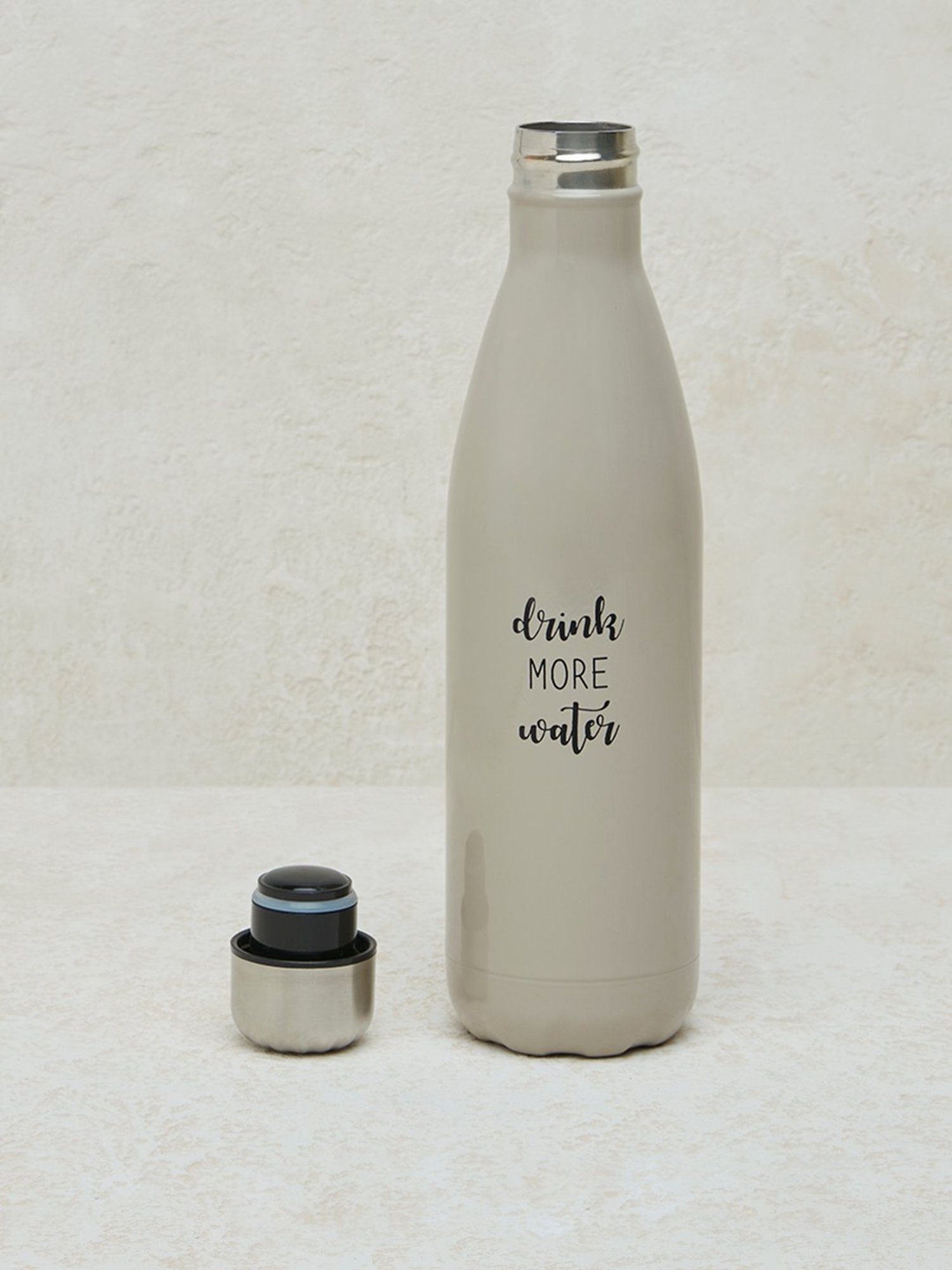 Milton Elfin Silver Stainless Steel Insulated Water Bottle (160 ml) - Set of 1