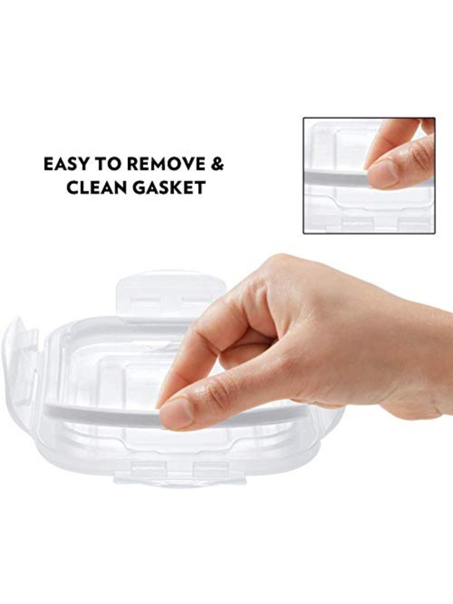 Borosil Blue Glass Leak Proof Lunch Box with Bag (320 ml)