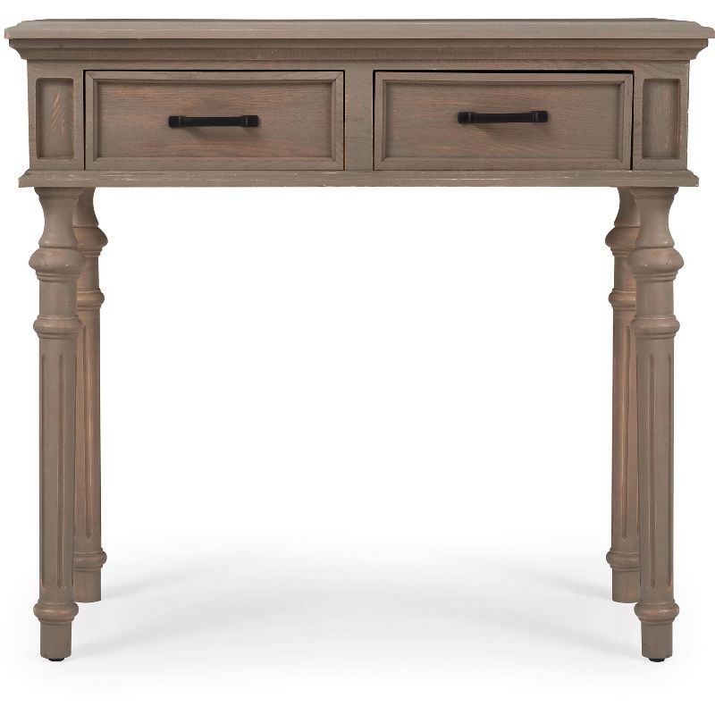 Cassatt 2 Drawer Console Table Gray - Finch