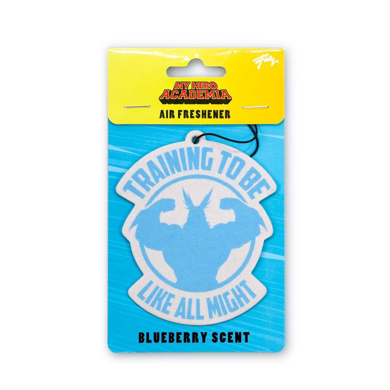 Just Funky OFFICIAL My Hero Academia Air Freshener | Features All Might | Blueberry Scented
