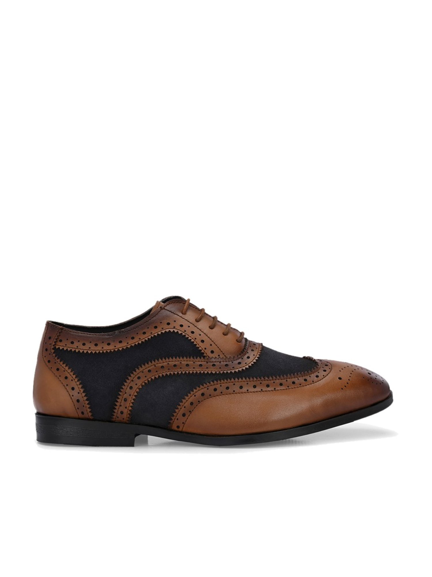 Hoversole Men's Lord Tan Brogue Shoes