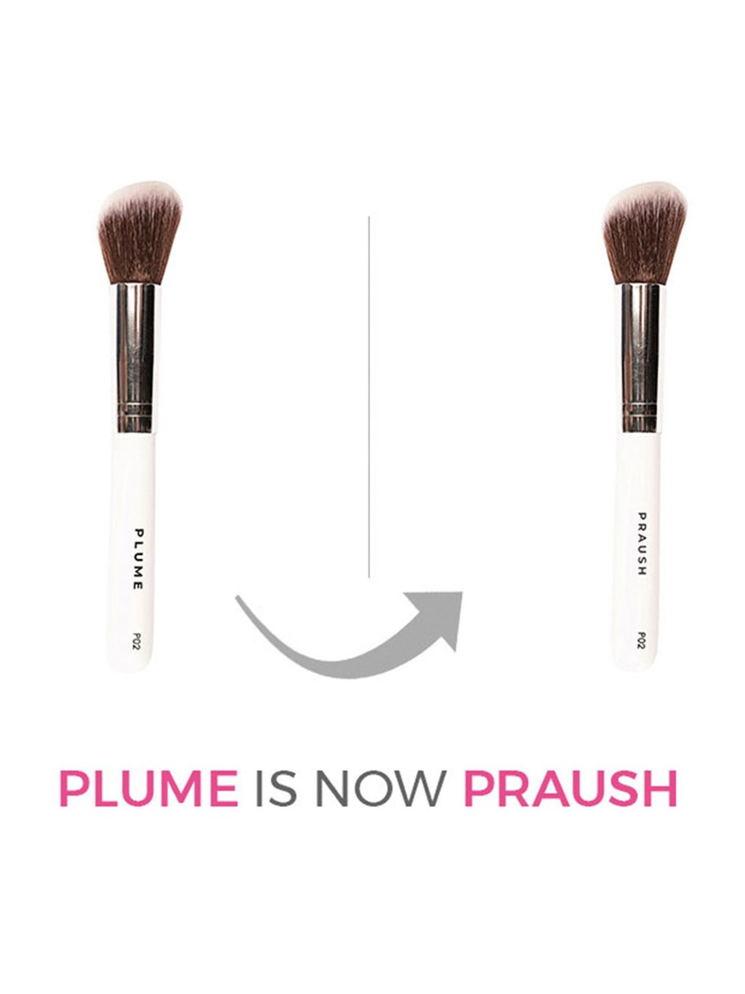Praush Professional Angled Blush Brush - P02
