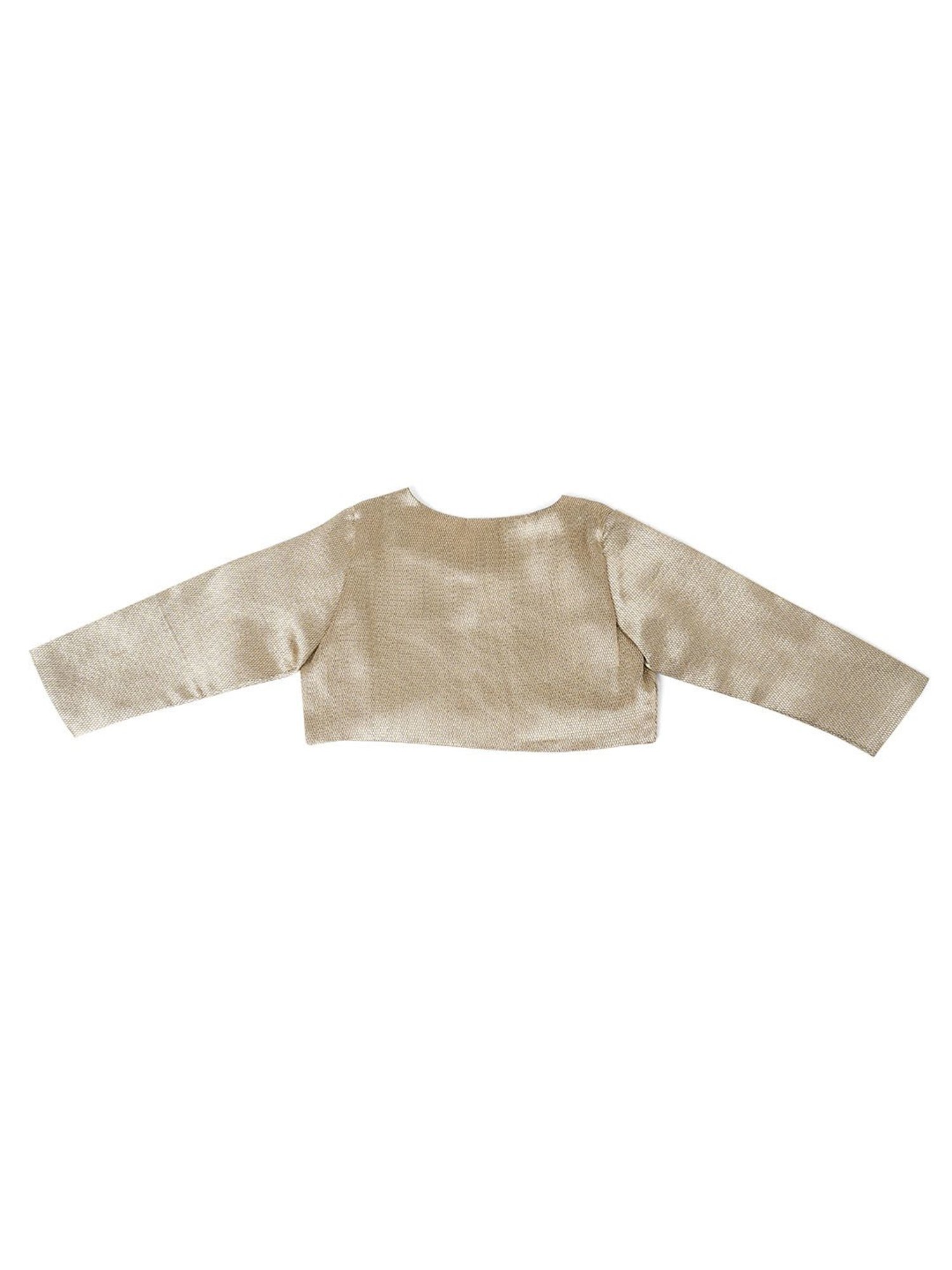A Little Fable Kids Gold Solid Full Sleeves Shurg