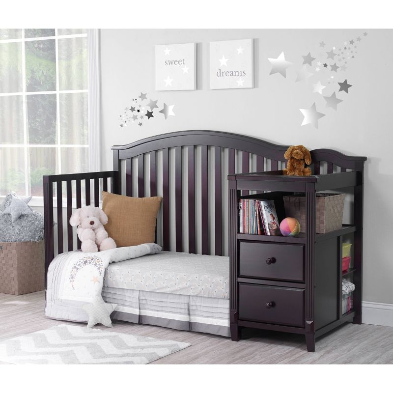 Sorelle Berkley Crib & Changer Standard Full-Sized Crib Espresso