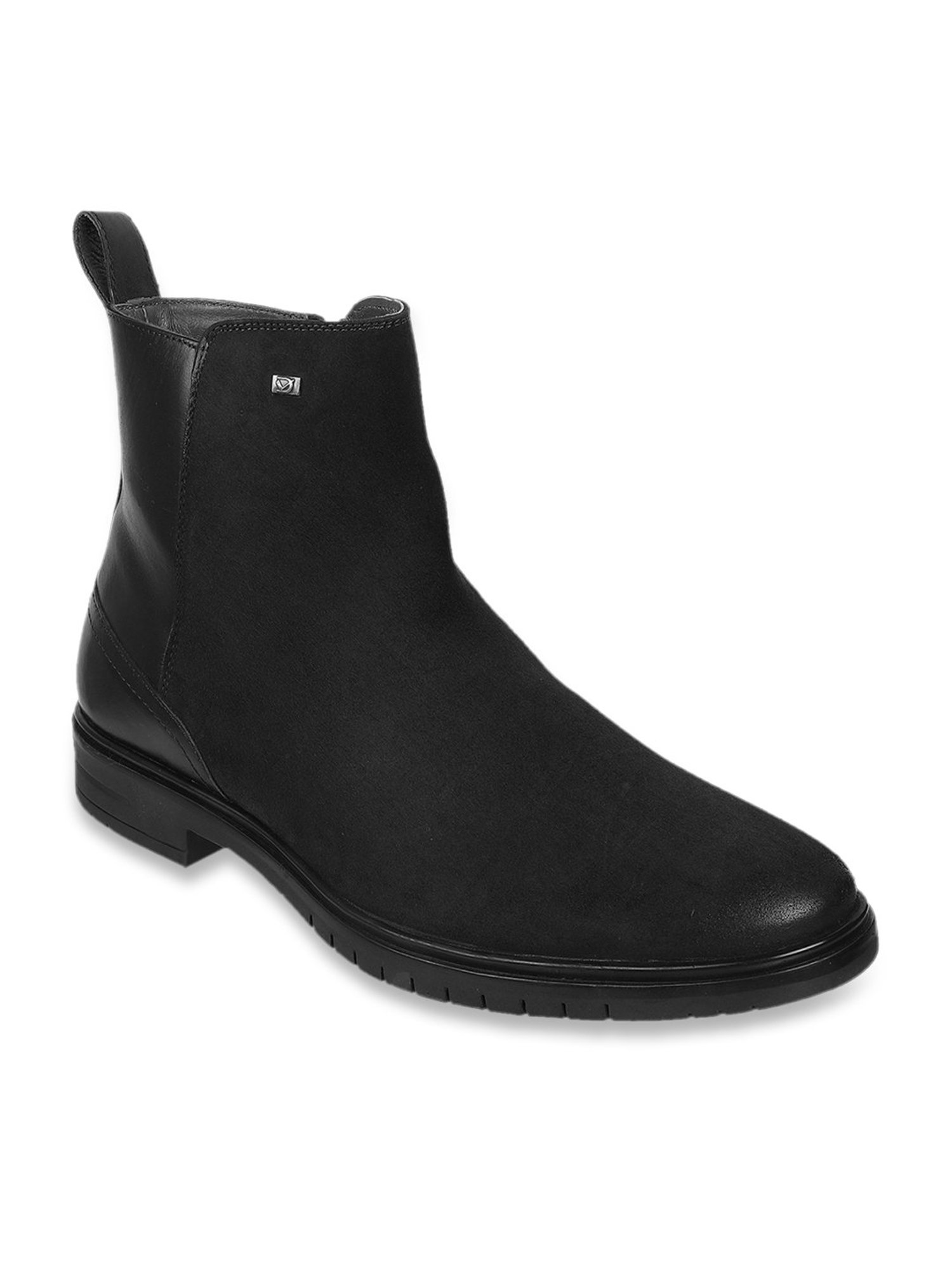 Da Vinchi by Metro Men's Black Casual Boots