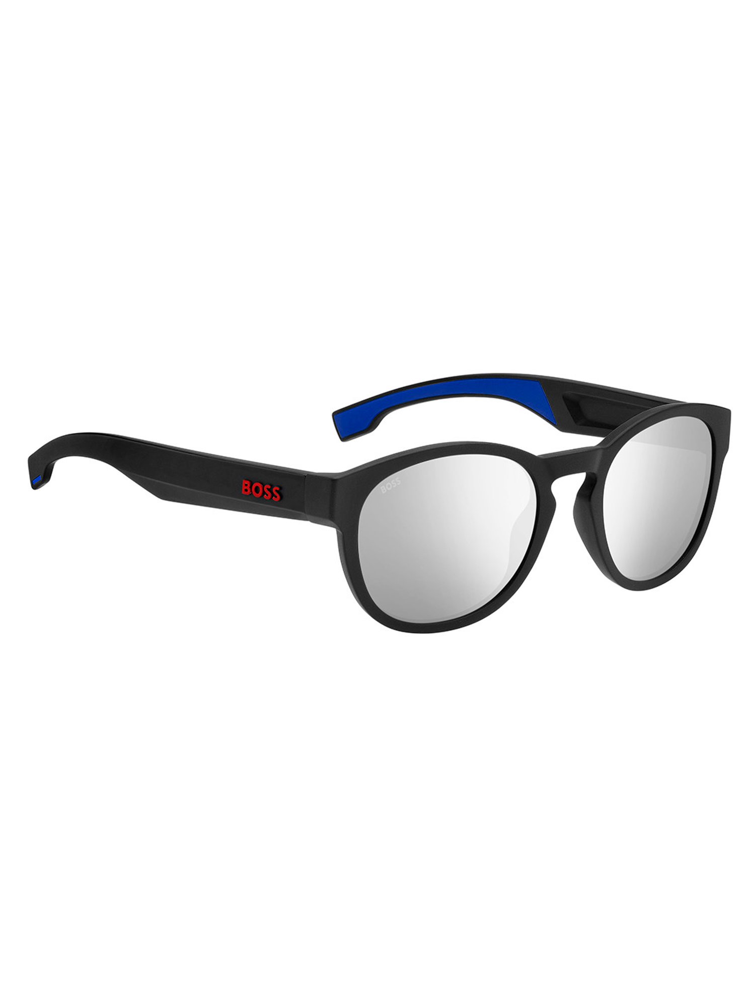 Hugo Boss White Round Sunglasses for Men