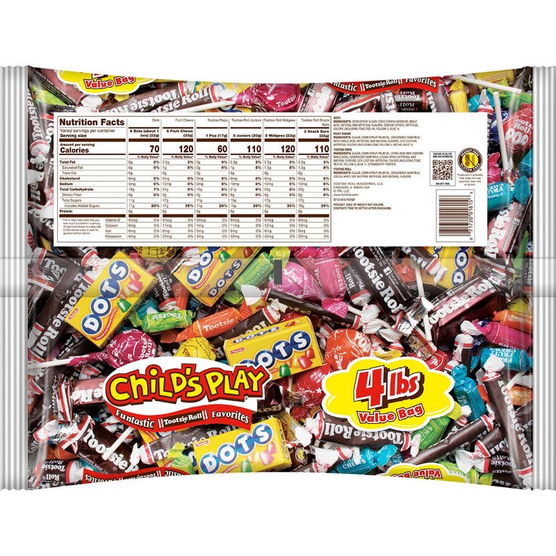 Tootsie Roll Child's Play Variety Pack - 4lb