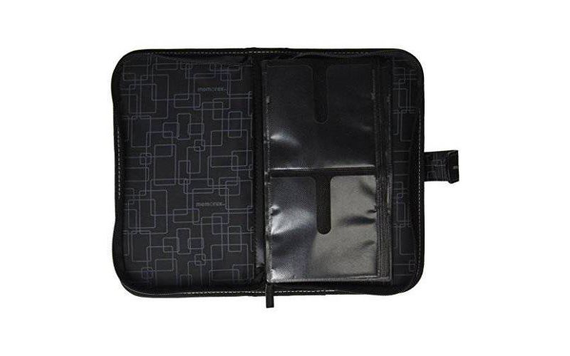 Memorex CD/DVD TravelCase Faux Leather Wallet 64ct