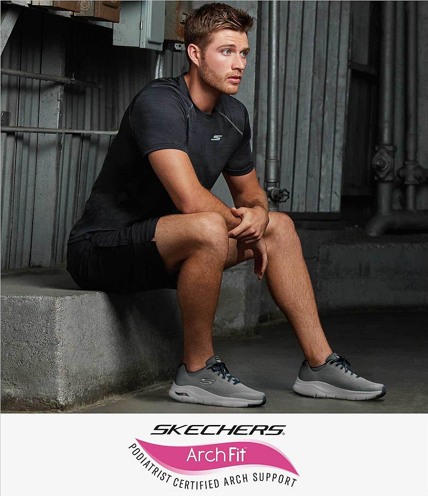 Skechers Men's Arch Fit Lace-Up Sneakers