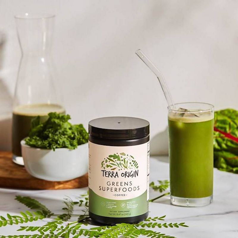 Terra Origin Greens Superfoods - Coffee - 8.47oz