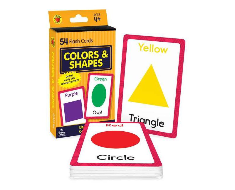 Colors And Shapes Flash Cards (Hardcover)
