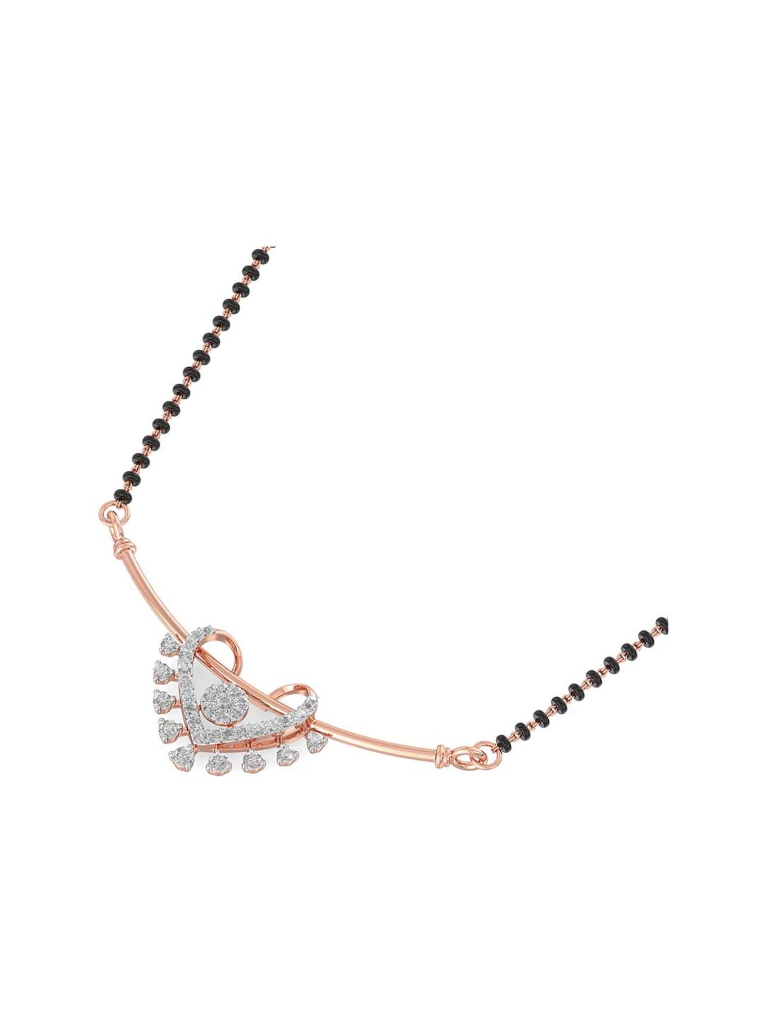 Waman Hari Pethe Jewellers 18k Gold & Diamond Mangalsutra for Women