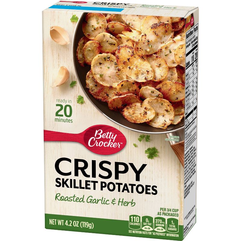 Betty Crocker Crispy Skillet Roasted Garlic & Herb Potatoes - 4.2oz