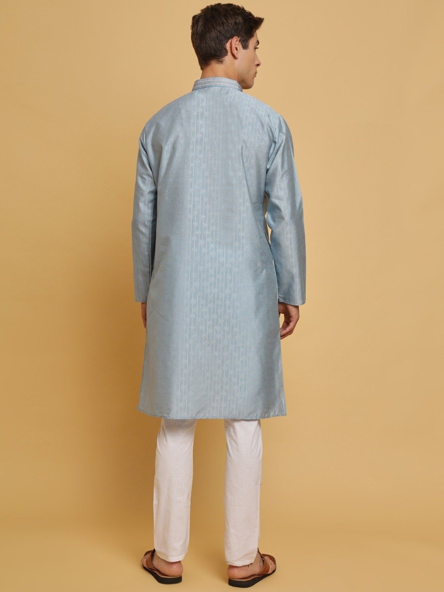 SWAGG INDIA Blue Regular Fit Kurta