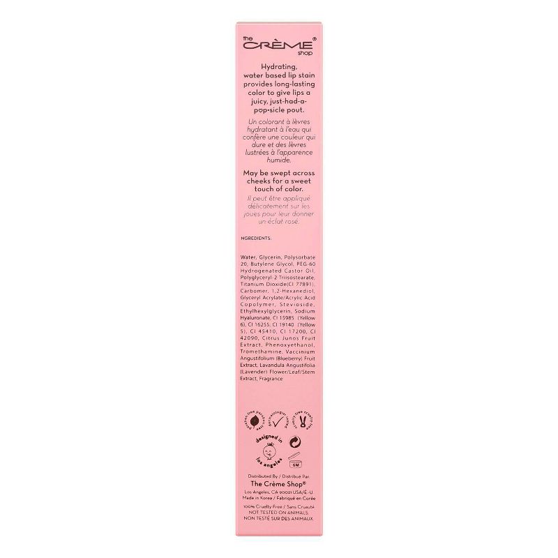 The Crème Shop Permanent Popsicle Lip Juice Stain - Cremesicle - 0.24oz