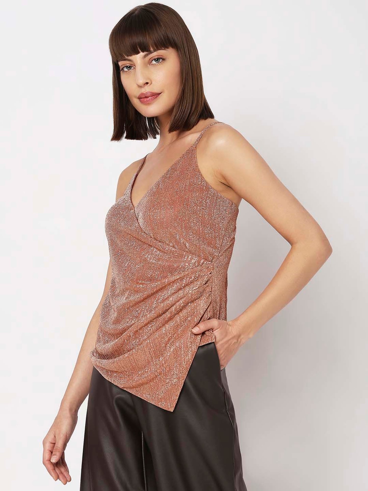 Vero Moda Peach Regular Fit Top