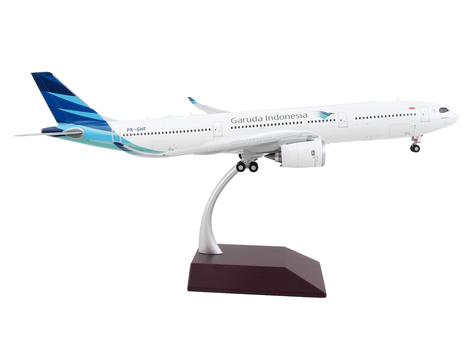 Airbus A321neo Commercial Aircraft "American Airlines" (N413AN) Gray with Striped Tail 1/400 Diecast Model Airplane by GeminiJets