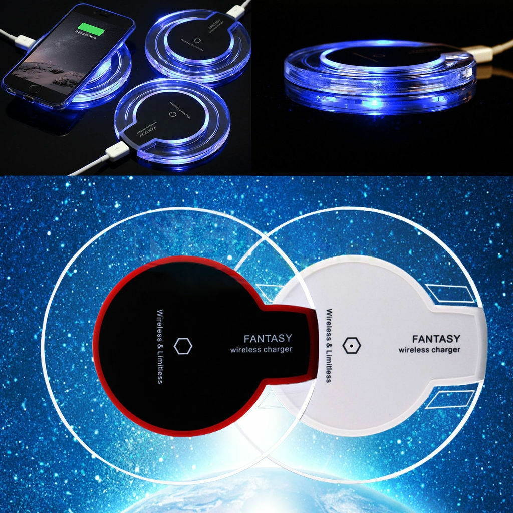 Qi Wireless Charger Dock Charging Pad Receiver For  S3 S4 S5 Note 2 3 4