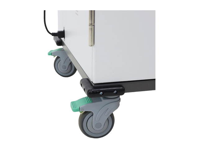 Ergotron YESBASGMPW4 YES Basic 36 Unit Charging Cart - Metallic Gray, Polar White