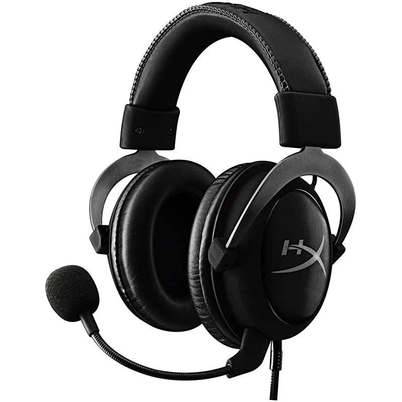 Cloud II Gaming Headset 71 Surround Sound Memory Foam Ear Pads Durable Aluminum Frame Detachable Microphone Works with PC PS4 Xbox One Gun Metal