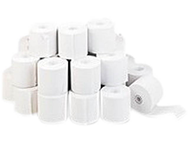Universal UNV35710GN Adding Machine/Calculator Roll, 16 lb, 1/2" Core, 2-1/4" x 130 ft, White, 100/CT