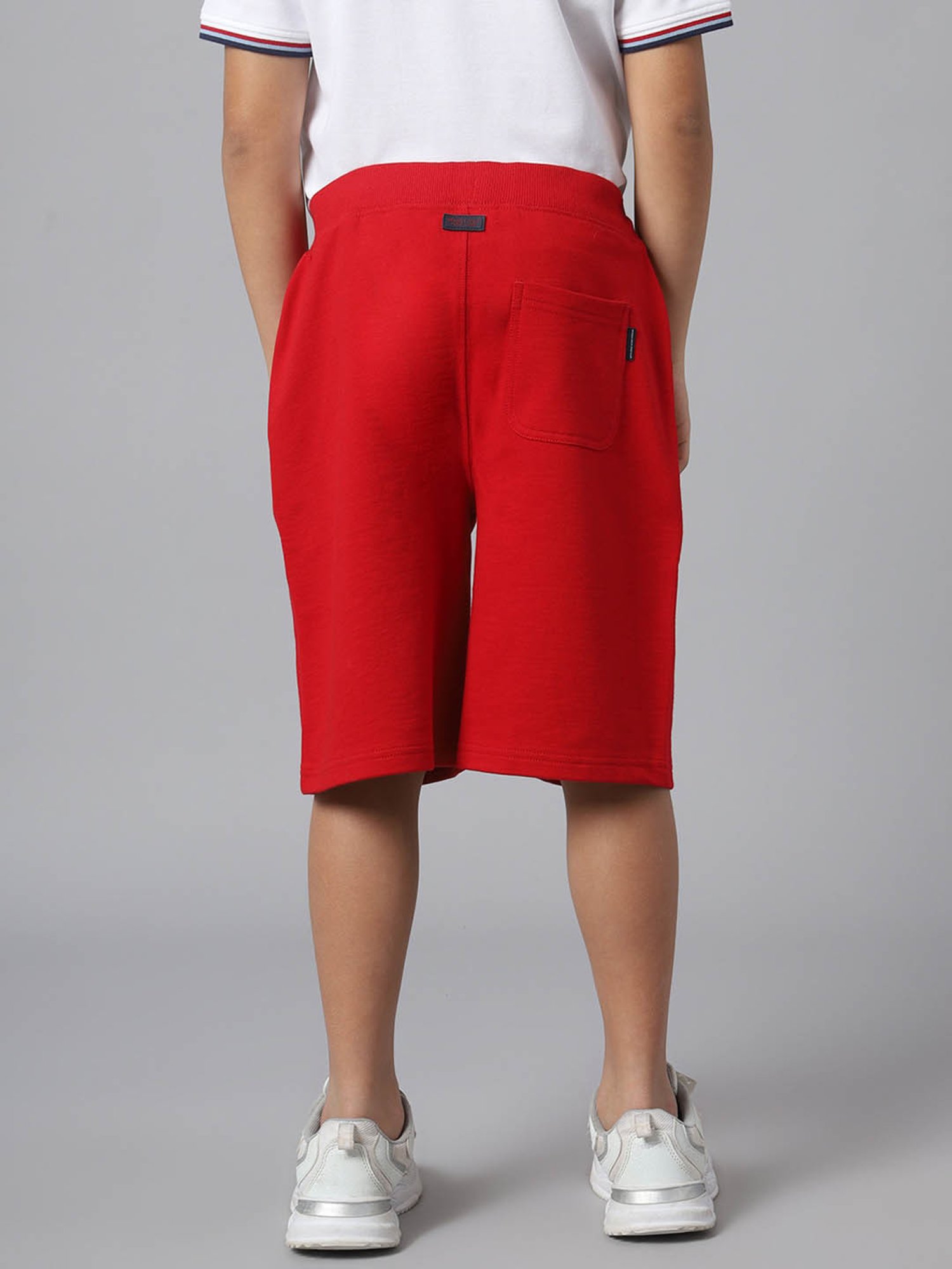 Beverly Hills Polo Club Boys Red Solid Shorts