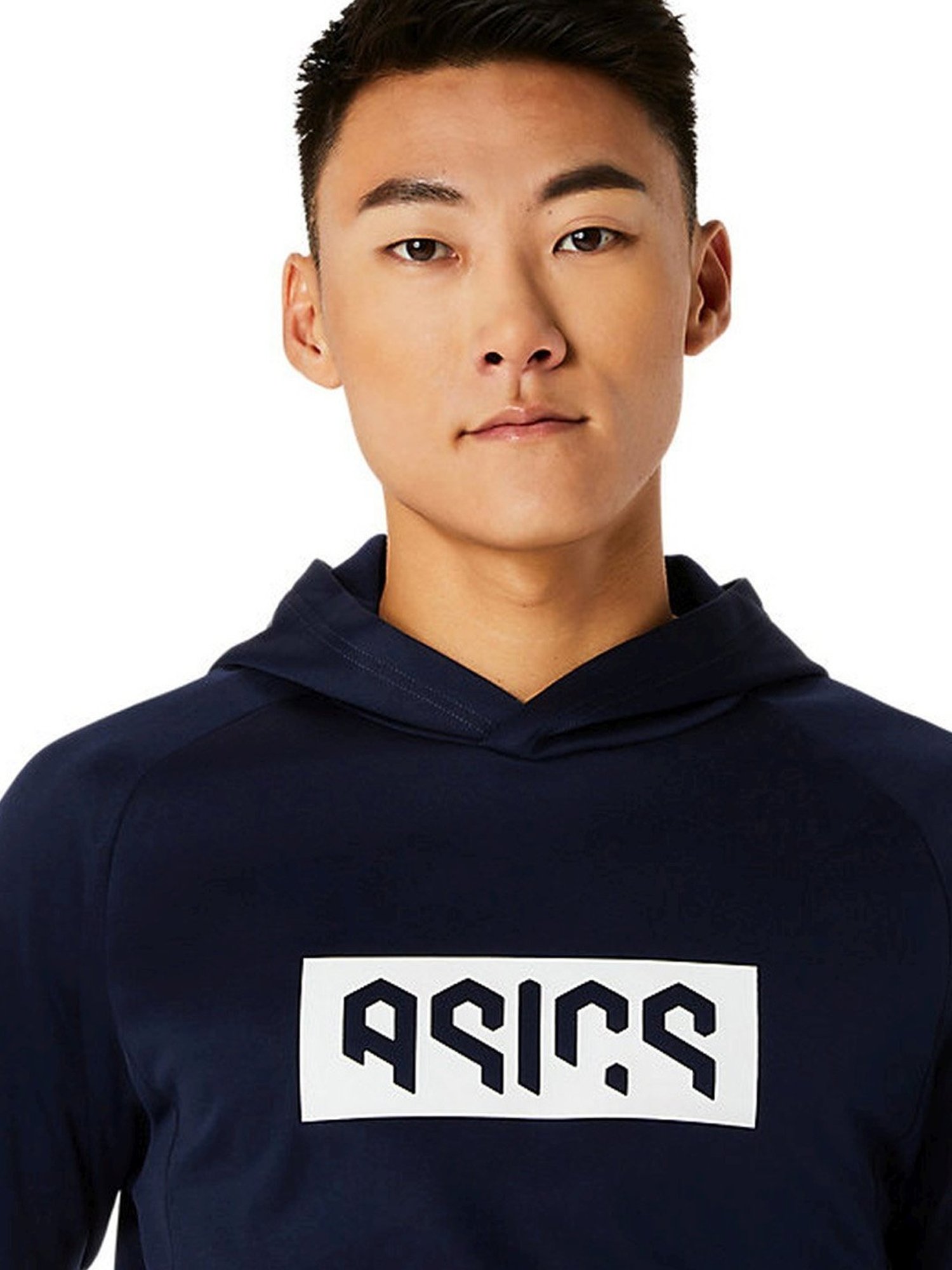Asics Midnight Regular Fit Printed Hooded Sweatshirt