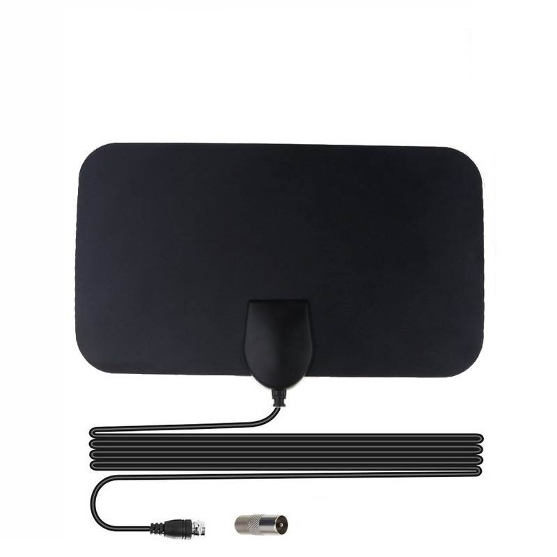 High Quality 4K 25dB High Gain HD TV DTV Box Digital TV Antenna 50 Miles Booster Active Indoor Aerial HD Flat Design