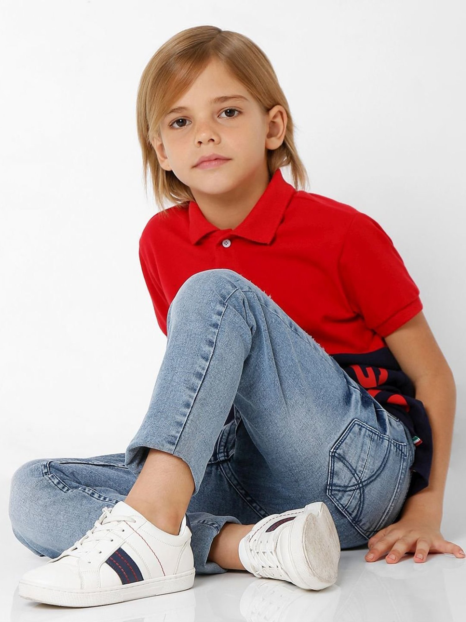 Gas Boys Blue Distressed Jeans