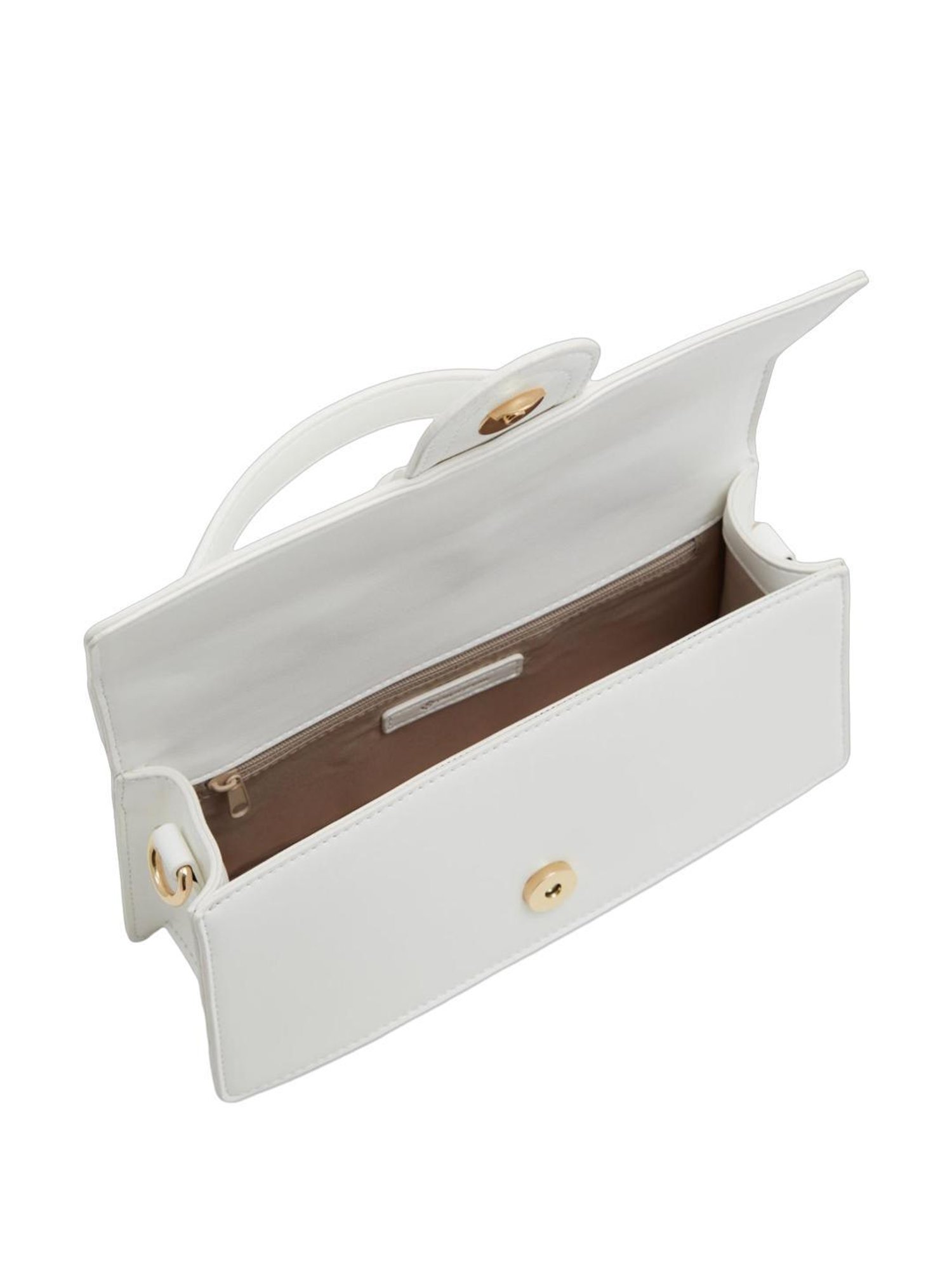 Call It Spring White Solid Handbag
