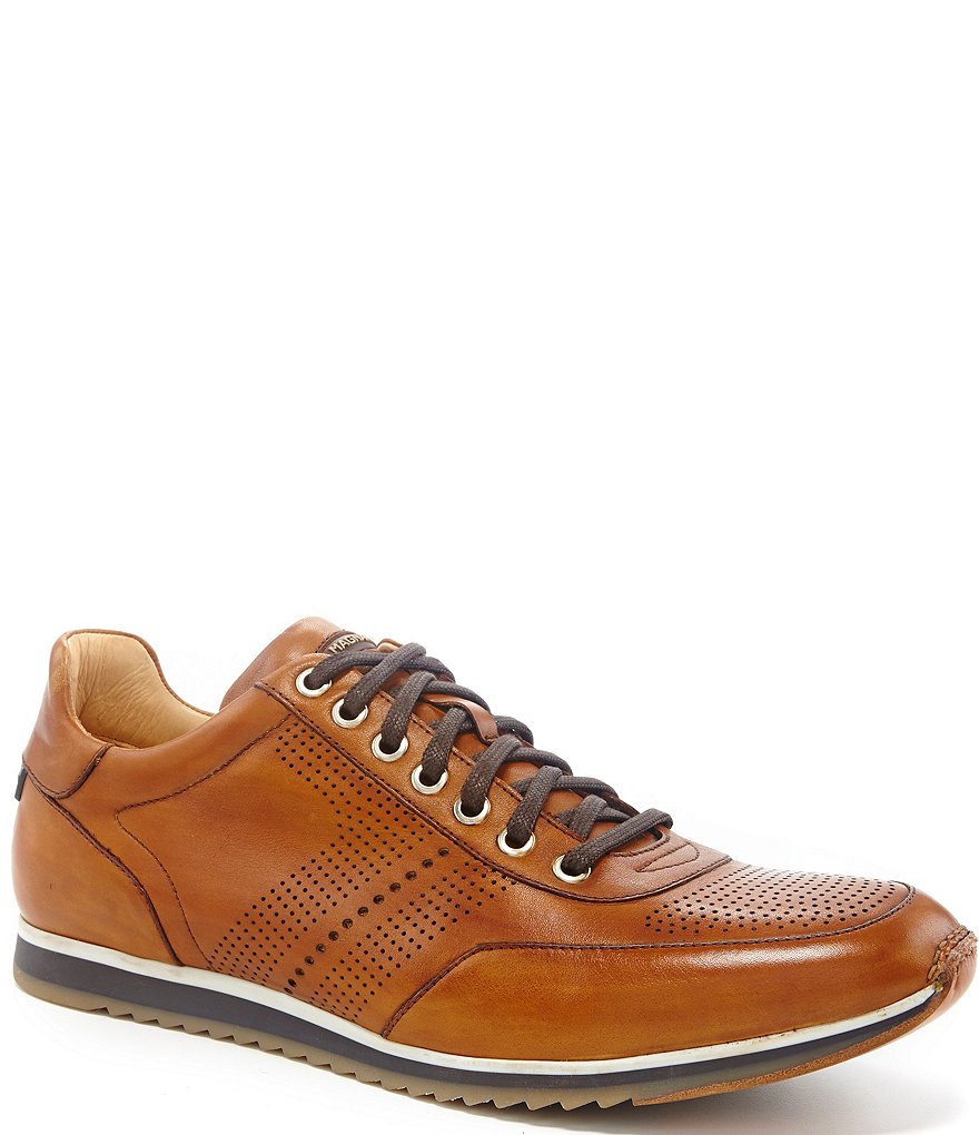 Magnanni Men's Pueblo Perforated Leather Sneakers
