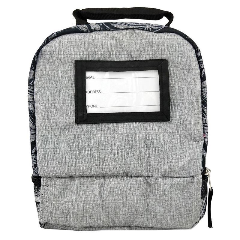 Batman Dual Compartment Lunch Bag - Black