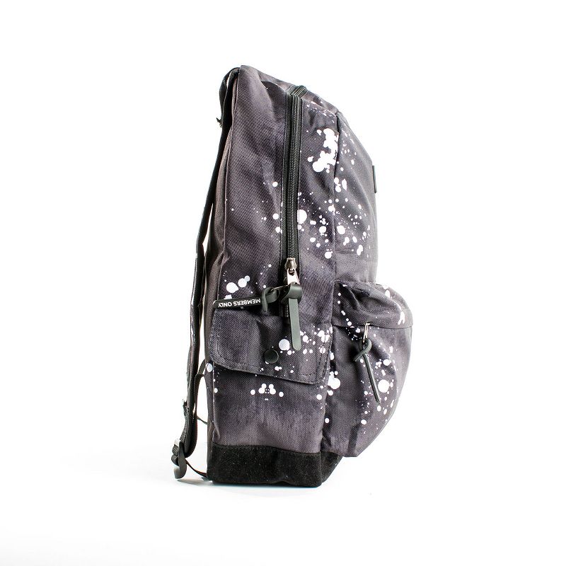Members Only Men's Splatter Print Backpack Black.