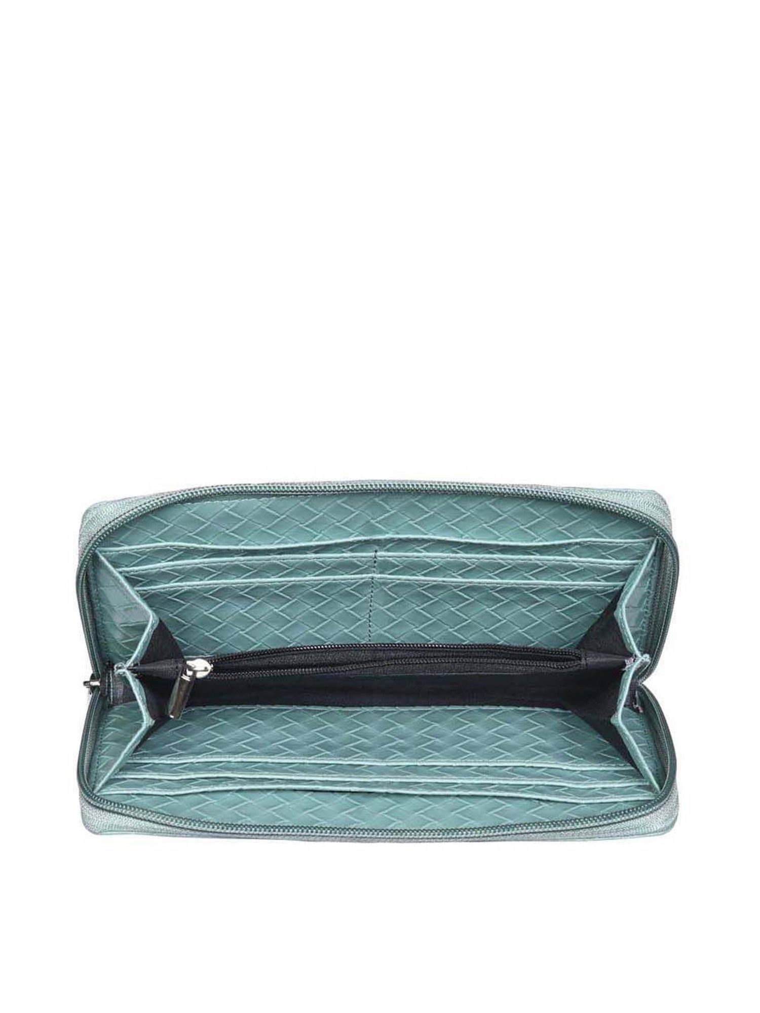 Louis Philippe Brown Casual Leather Money Clip Wallet for Men