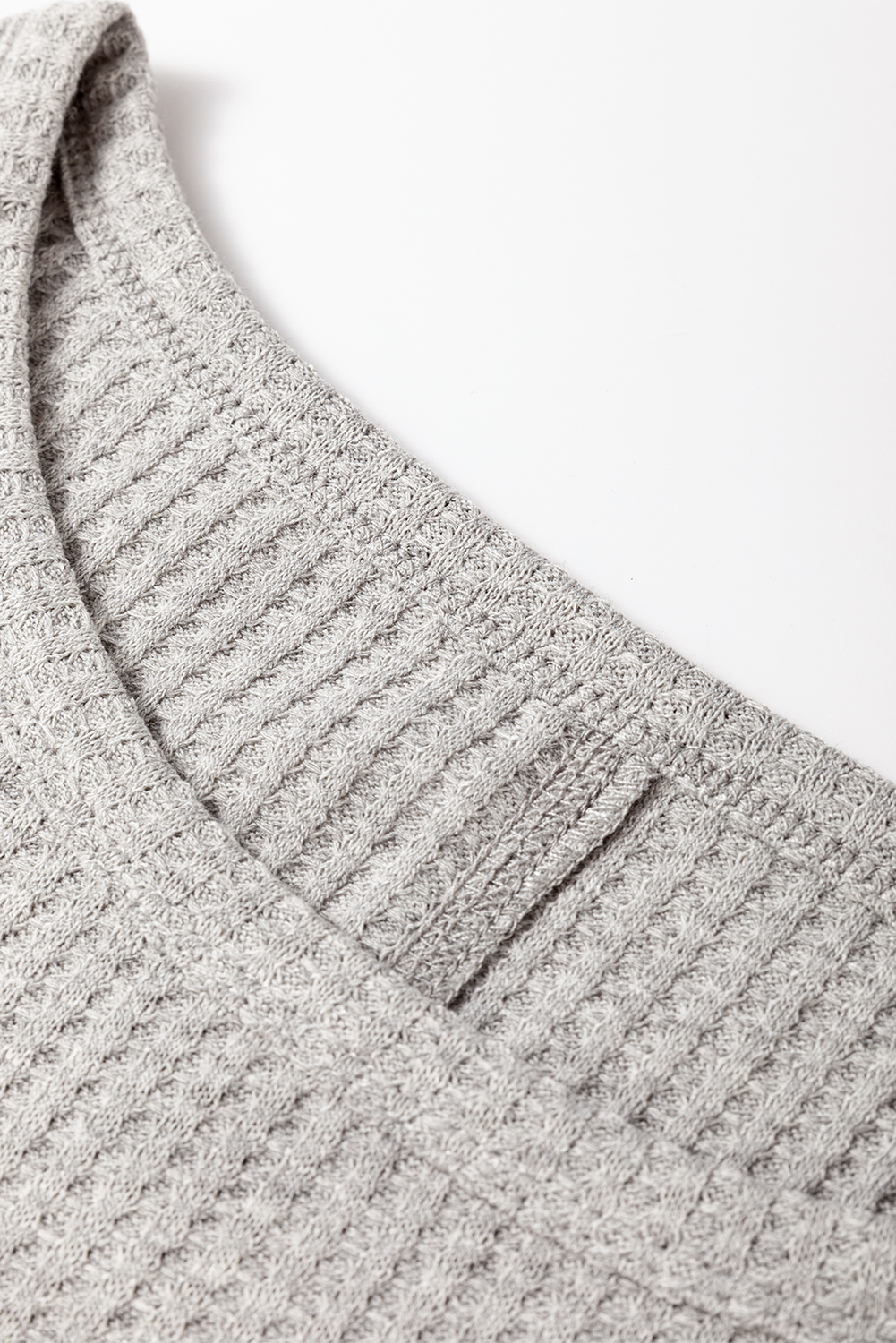 Skobeloff Textured Ruffle Split Top and Drawstring Shorts Set