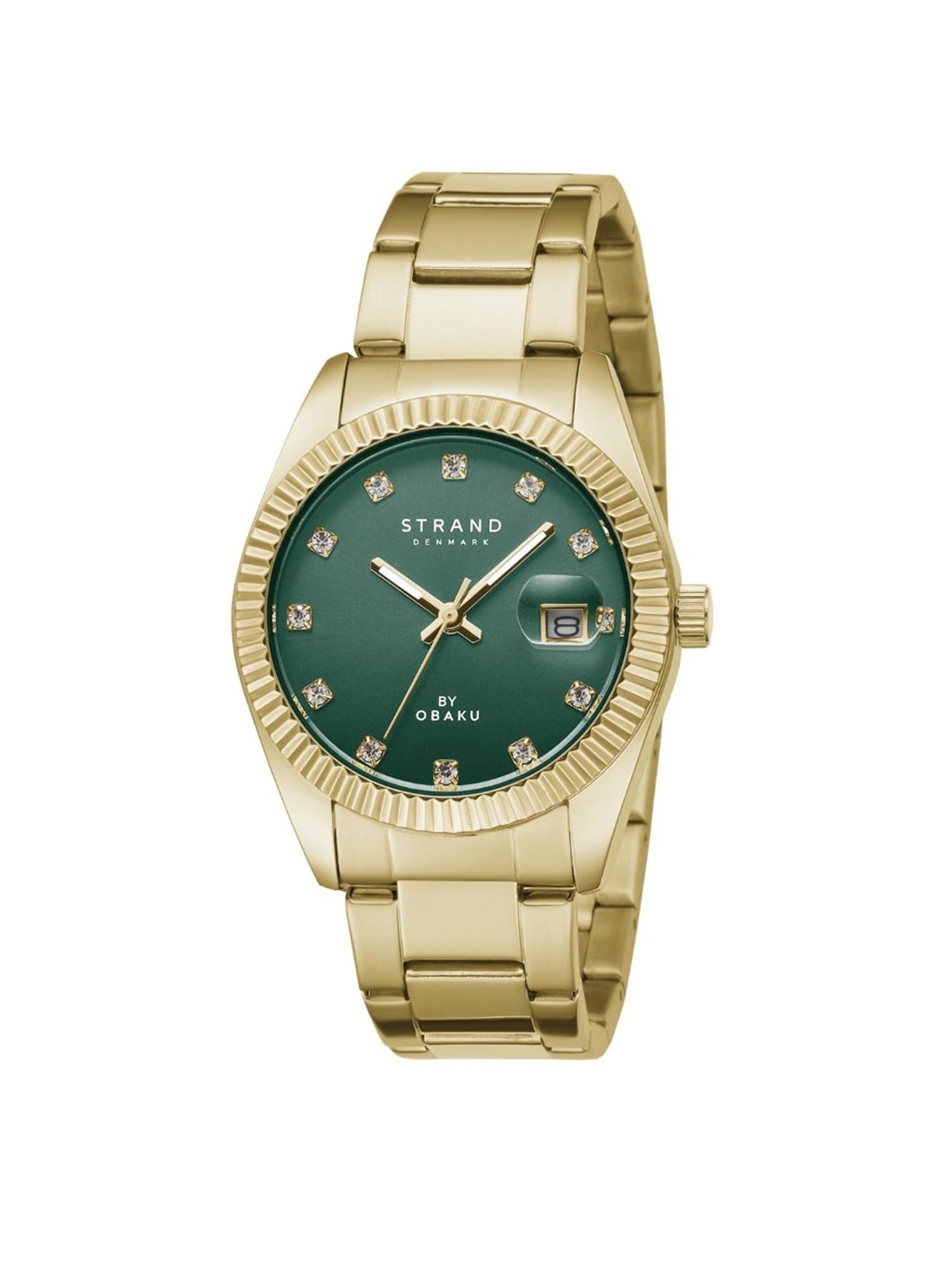 STRAND by Obaku S721LDGESG Delmore Mini Sugar Analog Watch for Women