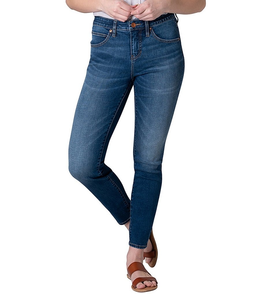 Jag Jeans Best Kept Secret Technology Cecilia Skinny Ankle Mid-Rise Jeans