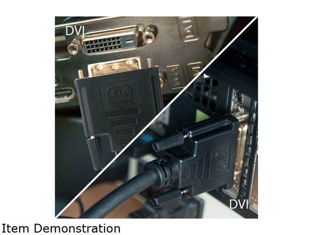 DAT 7321D Black Male to Male One DVI-D to DVI-D Single Link Cable