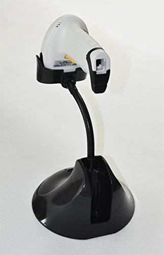 USB Automatic Laser Barcode Scanner (white) with Hands Free Adjustable Stand&hellip;