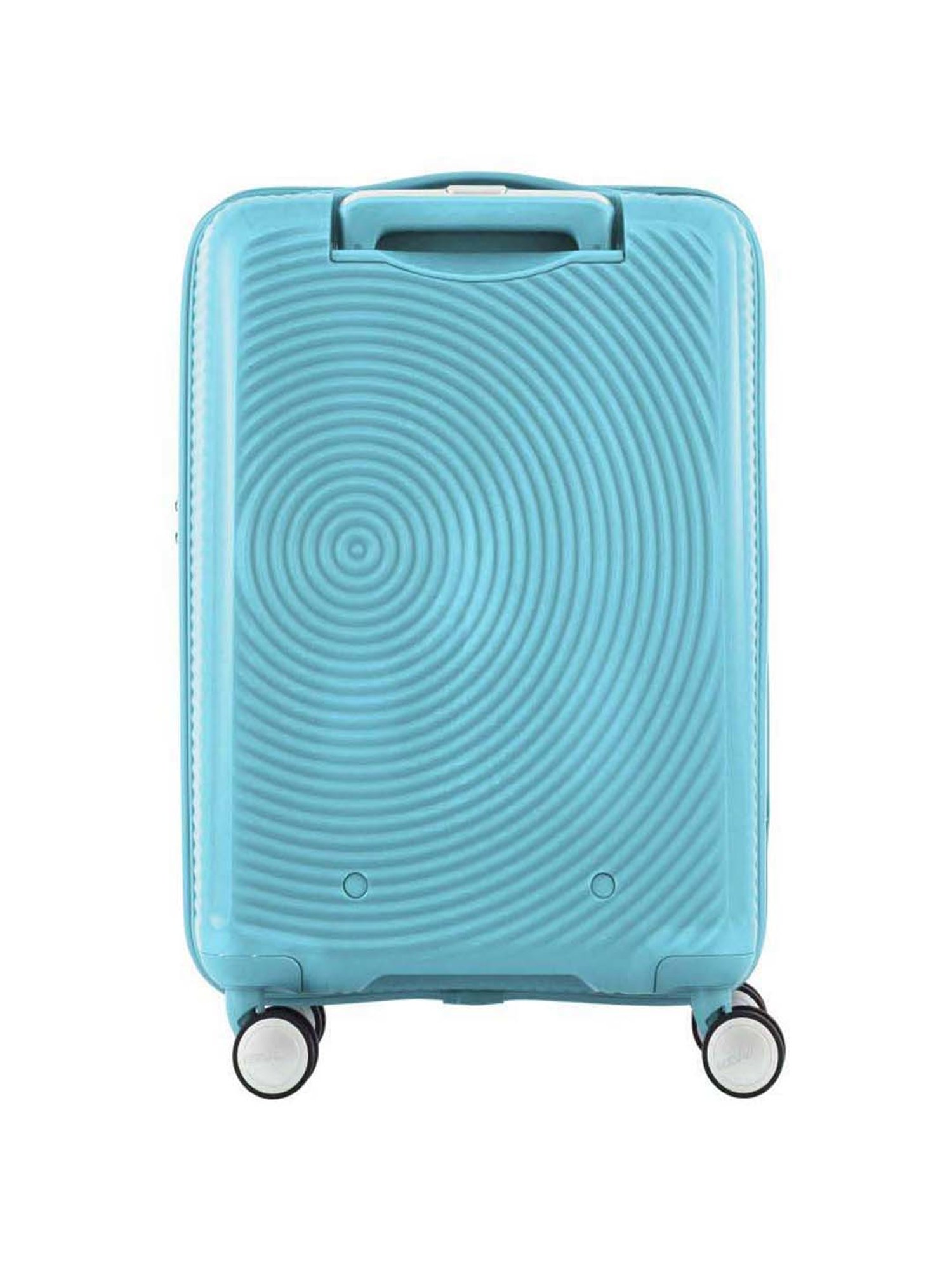 American Tourister Blue Textured Hard Cabin Trolley - 42 cm