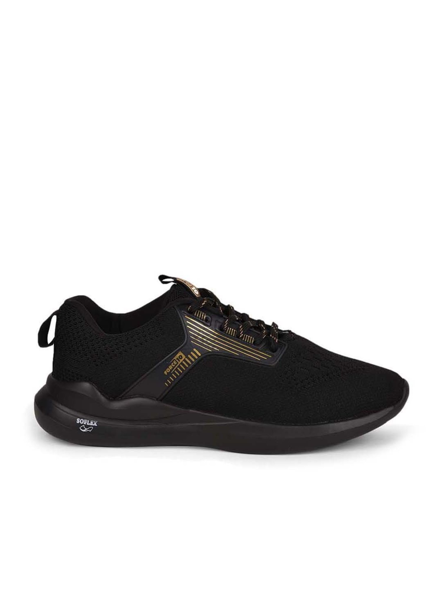 Force 10 by Liberty Men's Black Running Shoes