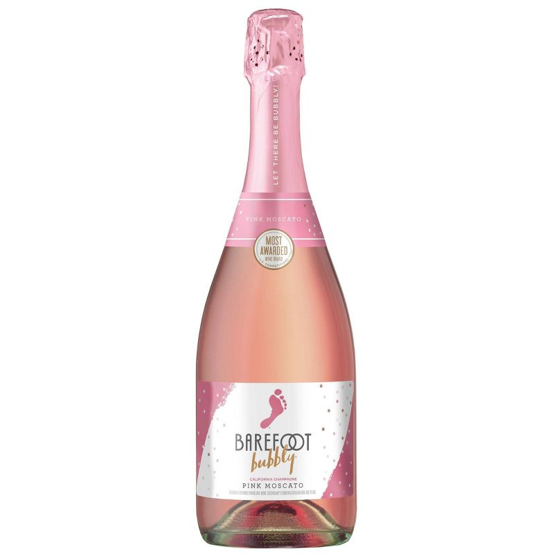 Barefoot Bubbly Pink Moscato Wine - 750ml Bottle
