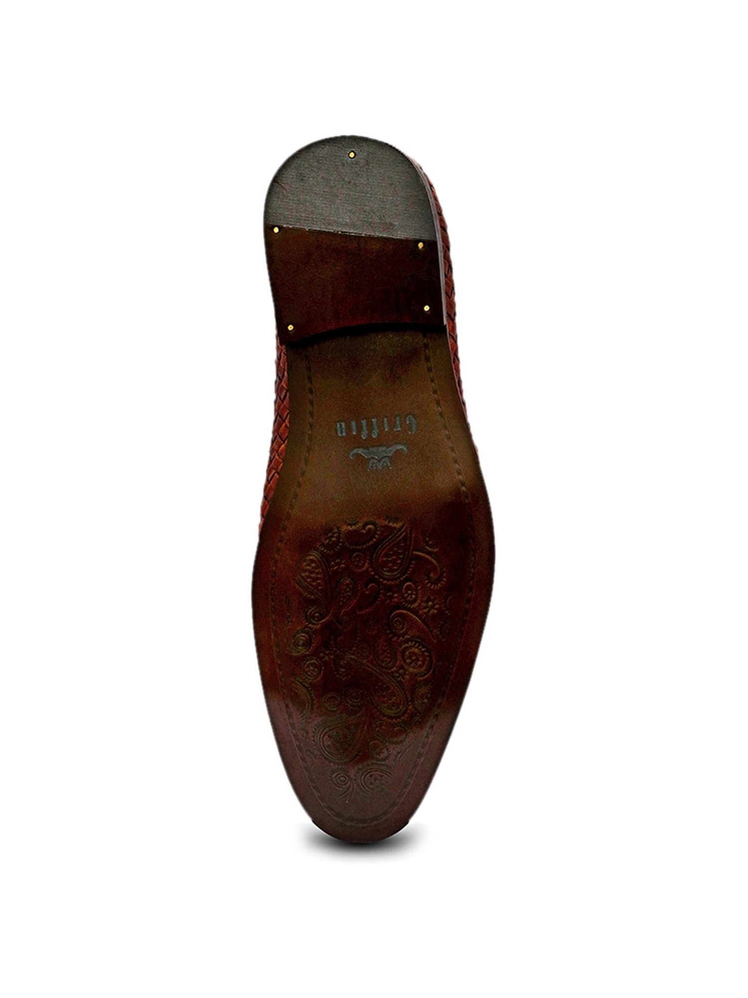 Griffin Men's FIDJI JEDORE Brown Monk Shoes