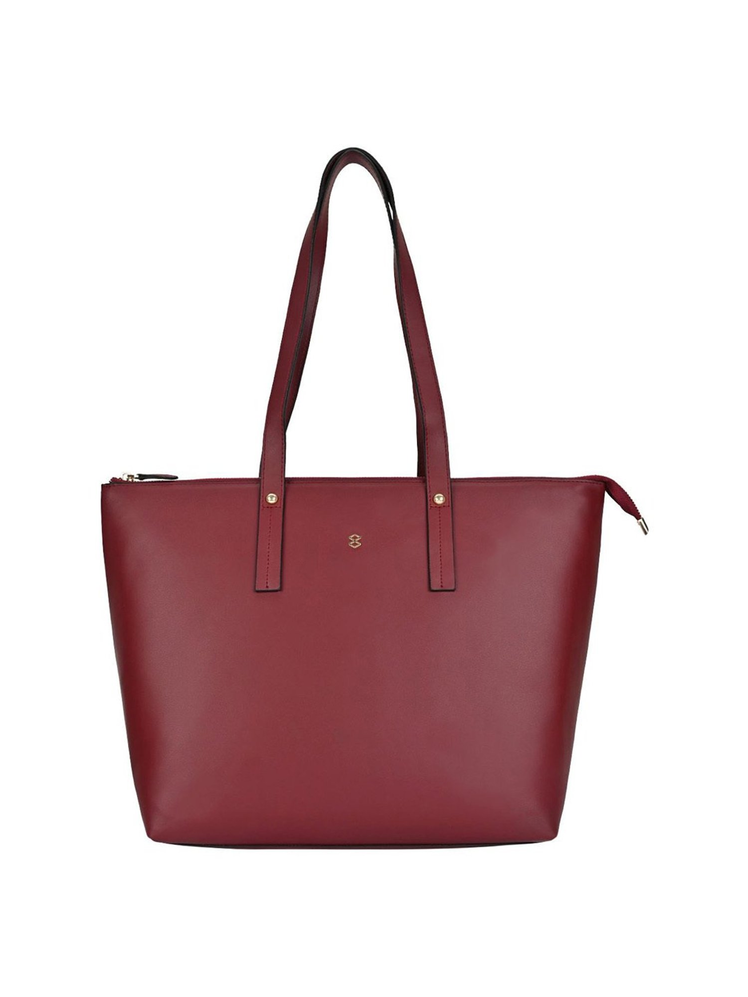 Horra Wine Solid Tote Handbag