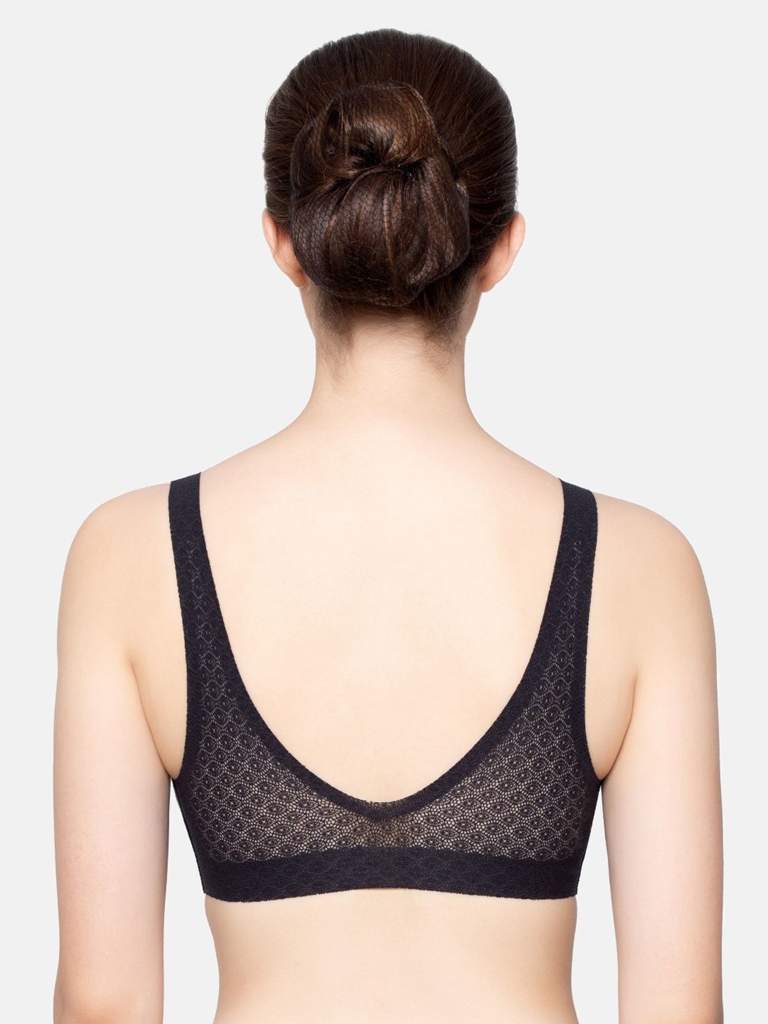 Sloggi Black Non-Wired Padded Bralette Bra