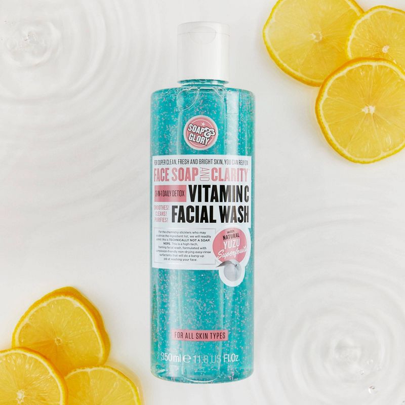 Soap & Glory Face Soap & Clarity 3-IN-1 Daily Vitamin C Facial Wash - 11.8 fl oz