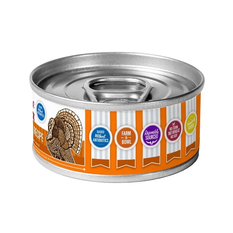 Tender & True Turkey and Brown Rice Recipe Wet Cat Food - 24ct