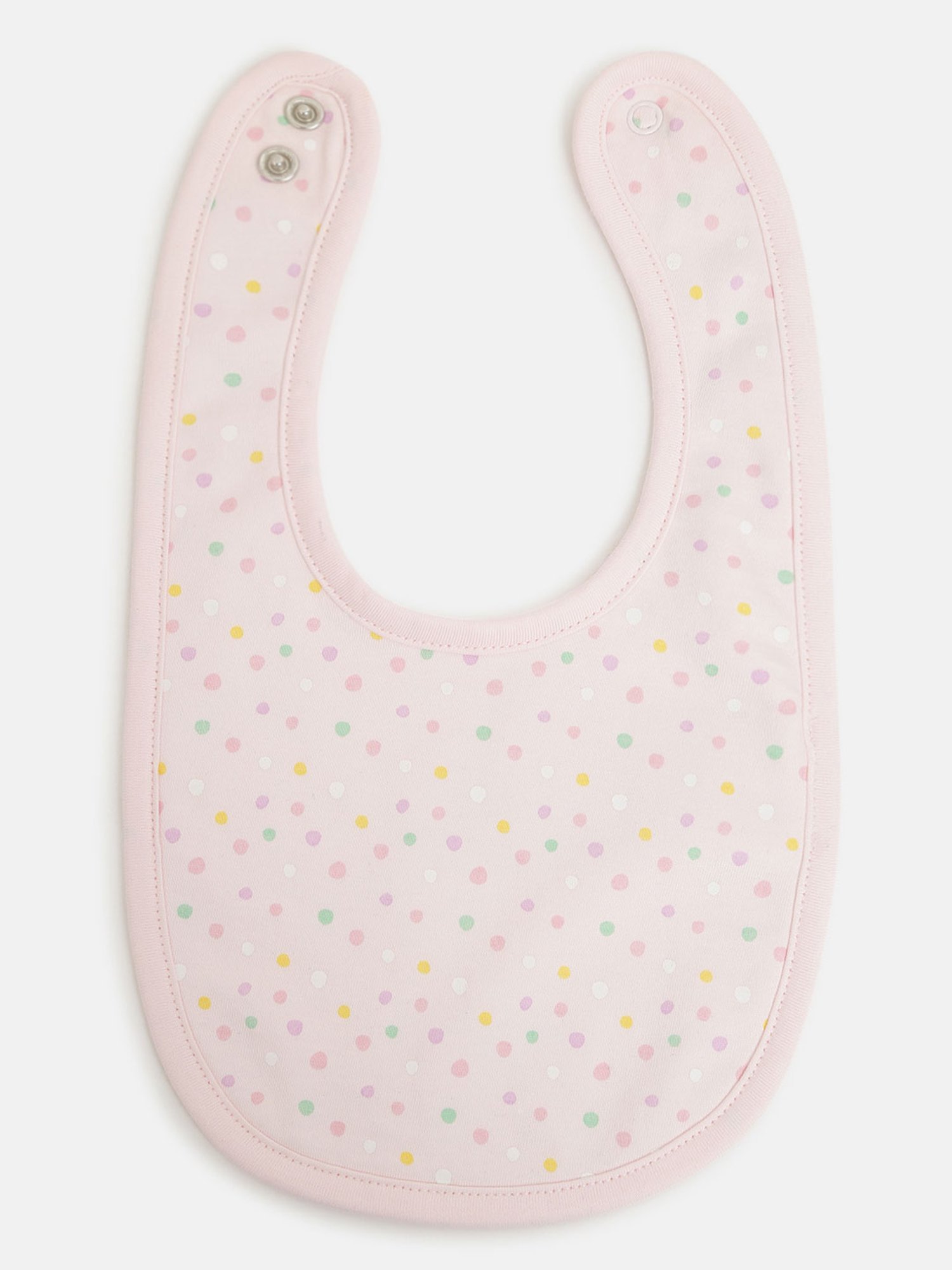 Chicco Kids Light Pink Printed Bodysuit, Bib with Hat Gift Set