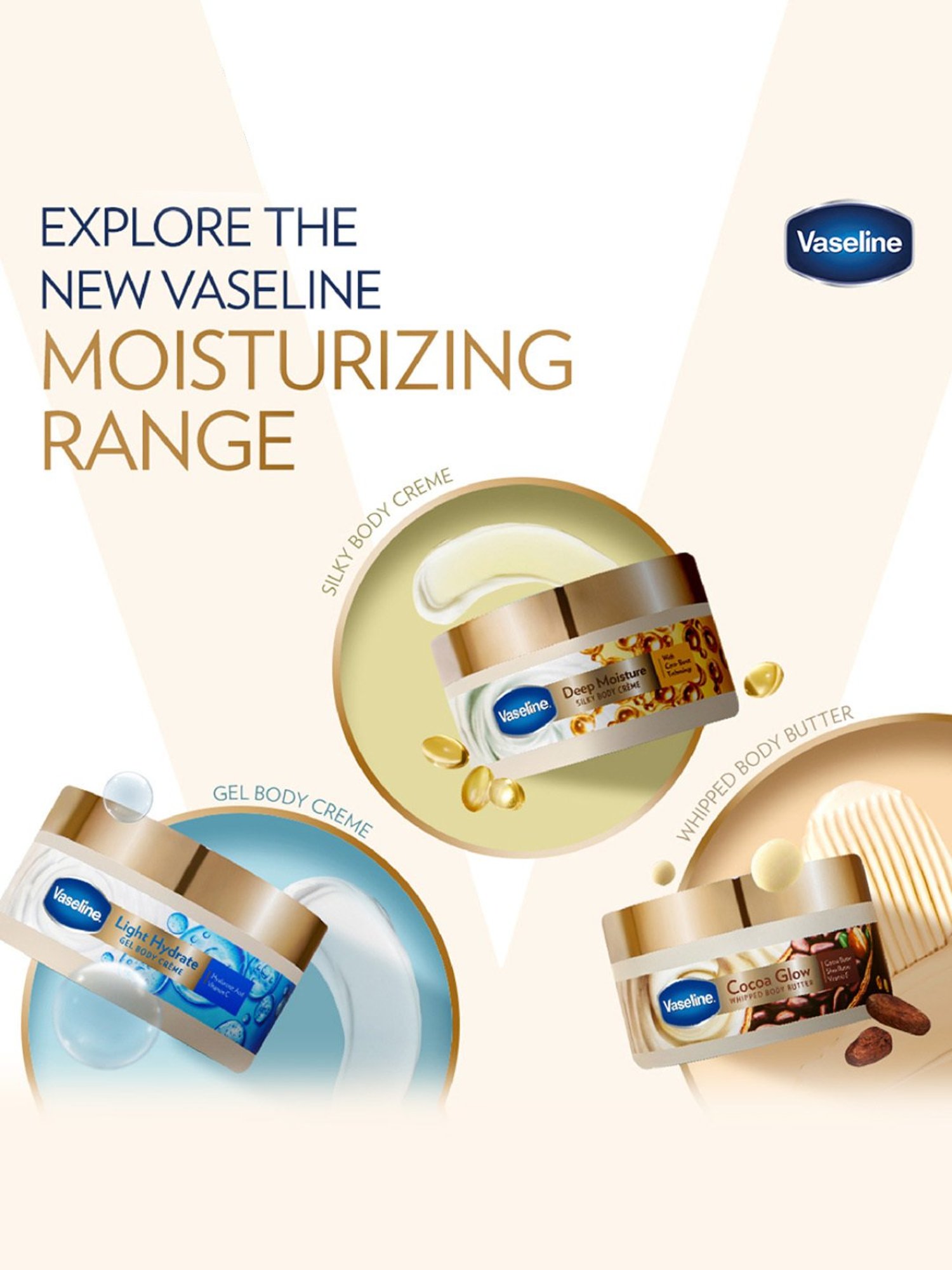 Vaseline Cocoa Glow Whipped Body Butter - 180 gm